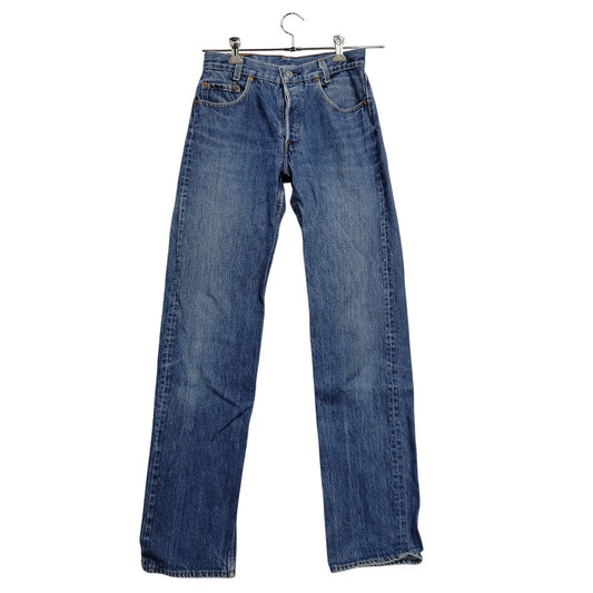 【中古品】【メンズ】 LEVI'S リーバイス USA製 刻印553 SMALLE STUDENT スモール スチューデント 不均等V BUTTONFLY ボタンフライ 501 DENIM PANTS デニム パンツ ズボン ボトムス 157-260613-ya-03-izu サイズ：29×36 カラー：インディゴ 万代Net店