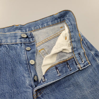 【中古品】【メンズ】 LEVI'S リーバイス USA製 刻印553 SMALLE STUDENT スモール スチューデント 不均等V BUTTONFLY ボタンフライ 501 DENIM PANTS デニム パンツ ズボン ボトムス 157-260613-ya-03-izu サイズ：29×36 カラー：インディゴ 万代Net店