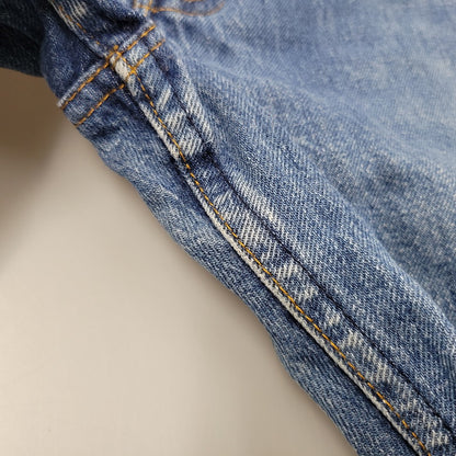 【中古品】【メンズ】 LEVI'S リーバイス USA製 刻印553 SMALLE STUDENT スモール スチューデント 不均等V BUTTONFLY ボタンフライ 501 DENIM PANTS デニム パンツ ズボン ボトムス 157-260613-ya-03-izu サイズ：29×36 カラー：インディゴ 万代Net店