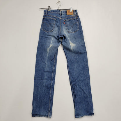 【中古品】【メンズ】 LEVI'S リーバイス USA製 刻印553 SMALLE STUDENT スモール スチューデント 不均等V BUTTONFLY ボタンフライ 501 DENIM PANTS デニム パンツ ズボン ボトムス 157-260613-ya-03-izu サイズ：29×36 カラー：インディゴ 万代Net店