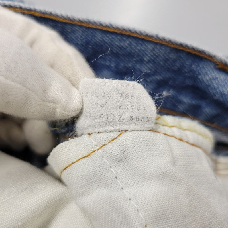 【中古品】【メンズ】 LEVI'S リーバイス USA製 刻印553 SMALLE STUDENT スモール スチューデント 不均等V BUTTONFLY ボタンフライ 501 DENIM PANTS デニム パンツ ズボン ボトムス 157-260613-ya-03-izu サイズ：29×36 カラー：インディゴ 万代Net店