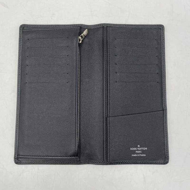 【中古品】【メンズ/レディース】 LOUIS VUITTON ルイ・ヴィトン M30501 TA1145 タイガ ポルトフォイユ ブラザ 長財布 財布 179-260609-cs-12-izu カラー：ブラック 万代Net店