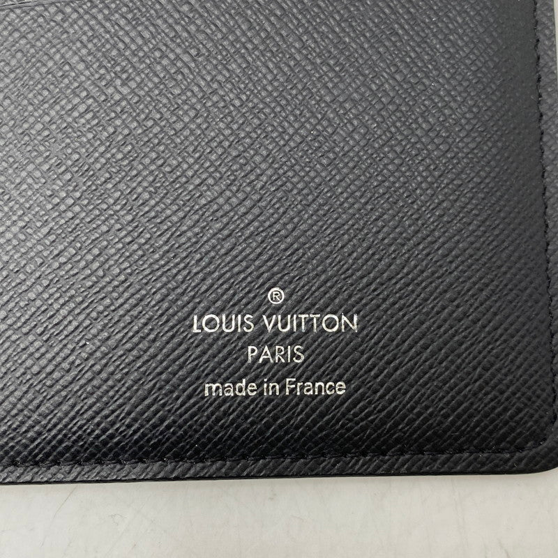 【中古品】【メンズ/レディース】 LOUIS VUITTON ルイ・ヴィトン M30501 TA0281 タイガ ポルトフォイユ ブラザ 179-260609-cs-13-izu カラー：ブラック 万代Net店