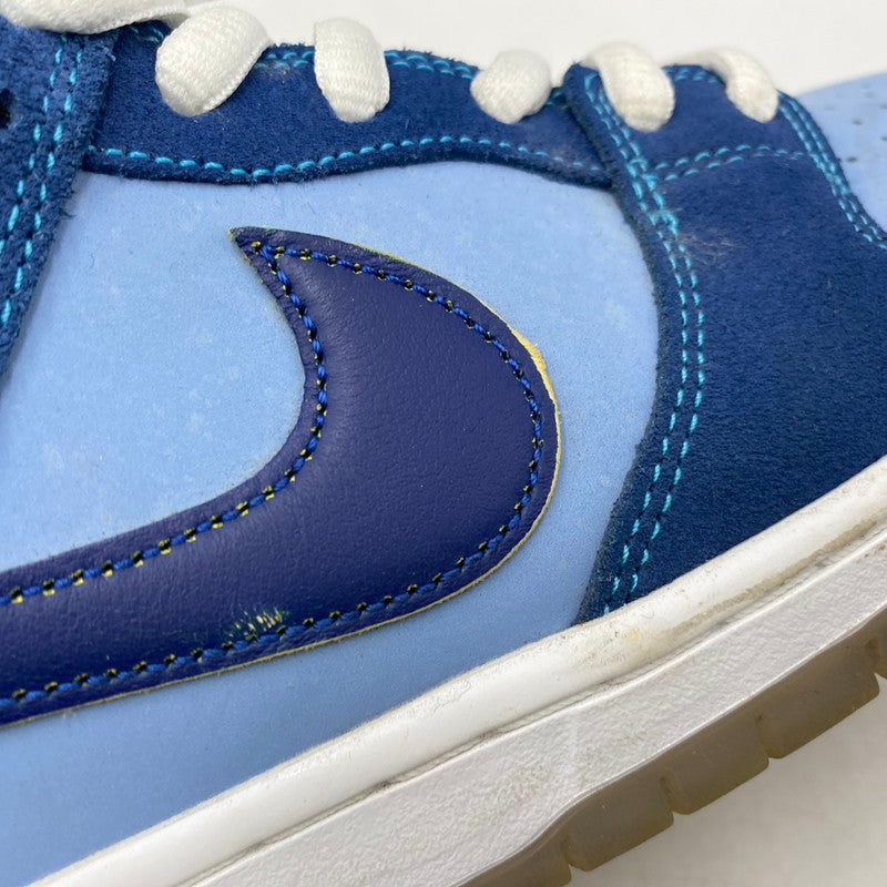 【中古品】【メンズ】 NIKE SB ナイキエスビー × WHY SO SAD? ワイ ソー サッド? DUNK LOW PRM WSS DX5549-400 ダンク ロー プレミアム WSS スニーカー 靴 160-260607-as-10-izu サイズ：28cm カラー：COASTAL BLUE/COASTAL BLUE 万代Net店