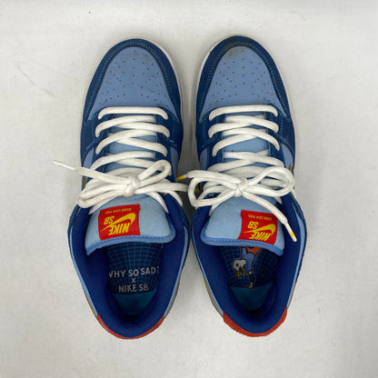 【中古品】【メンズ】 NIKE SB ナイキエスビー × WHY SO SAD? ワイ ソー サッド? DUNK LOW PRM WSS DX5549-400 ダンク ロー プレミアム WSS スニーカー 靴 160-260607-as-10-izu サイズ：28cm カラー：COASTAL BLUE/COASTAL BLUE 万代Net店