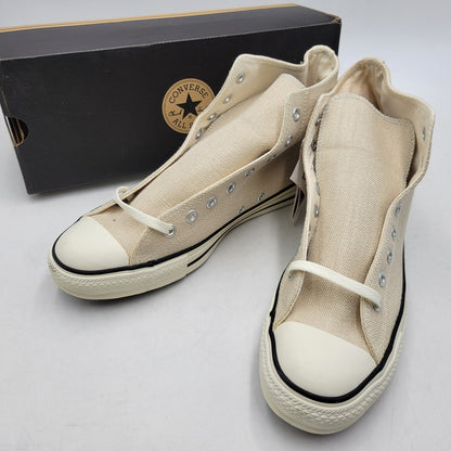 【中古品】【メンズ】 CONVERSE コンバース ALL STAR HEMP HI 1C298 オールスター ヘンプ ハイ スニーカー シューズ 靴 162-260618-as-11-izu サイズ：29cm カラー：BEIGE 万代Net店