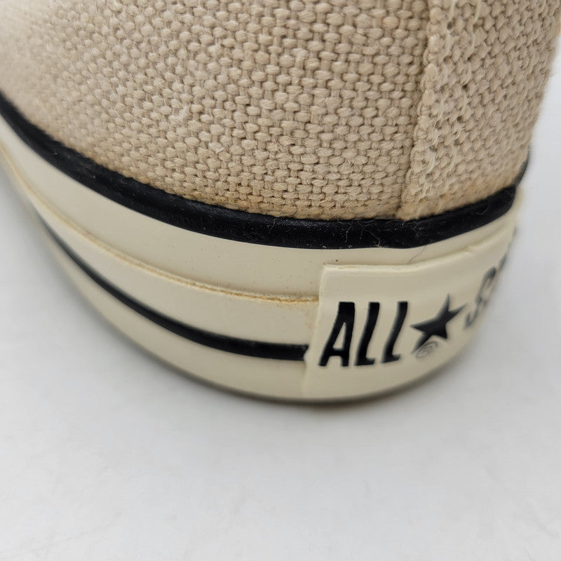【中古品】【メンズ】 CONVERSE コンバース ALL STAR HEMP HI 1C298 オールスター ヘンプ ハイ スニーカー シューズ 靴 162-260618-as-11-izu サイズ：29cm カラー：BEIGE 万代Net店