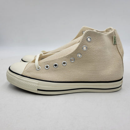 【中古品】【メンズ】 CONVERSE コンバース ALL STAR HEMP HI 1C298 オールスター ヘンプ ハイ スニーカー シューズ 靴 162-260618-as-11-izu サイズ：29cm カラー：BEIGE 万代Net店