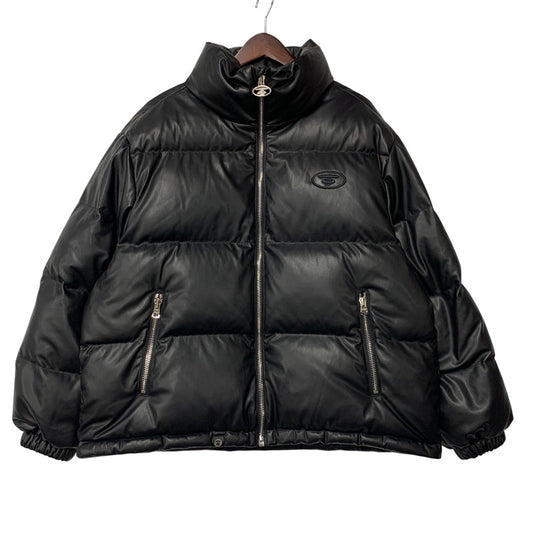 【中古品】【メンズ】 AAPE BY A BATHING APE エーエイプバイアベイシングエイプ AAPEUNVS MOONFACE DOWN PUFFER JACKET AAPDNM7740XXP ダウンジャケット 142-260607-as-21-izu サイズ：L カラー：ブラック 万代Net店