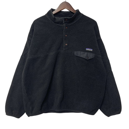 【中古品】【メンズ】 patagonia パタゴニア SYNCHILLA SNAP-T FLEECE PULLOVER シンチラ スナップT プルオーバー ジャマイカ製 144-260607-as-16-izu サイズ：XL カラー：ブラック 万代Net店