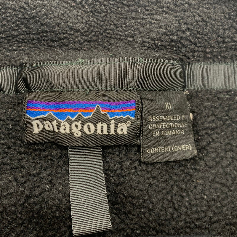 【中古品】【メンズ】 patagonia パタゴニア SYNCHILLA SNAP-T FLEECE PULLOVER シンチラ スナップT プルオーバー ジャマイカ製 144-260607-as-16-izu サイズ：XL カラー：ブラック 万代Net店