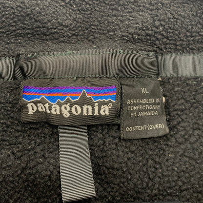 【中古品】【メンズ】 patagonia パタゴニア SYNCHILLA SNAP-T FLEECE PULLOVER シンチラ スナップT プルオーバー ジャマイカ製 144-260607-as-16-izu サイズ：XL カラー：ブラック 万代Net店