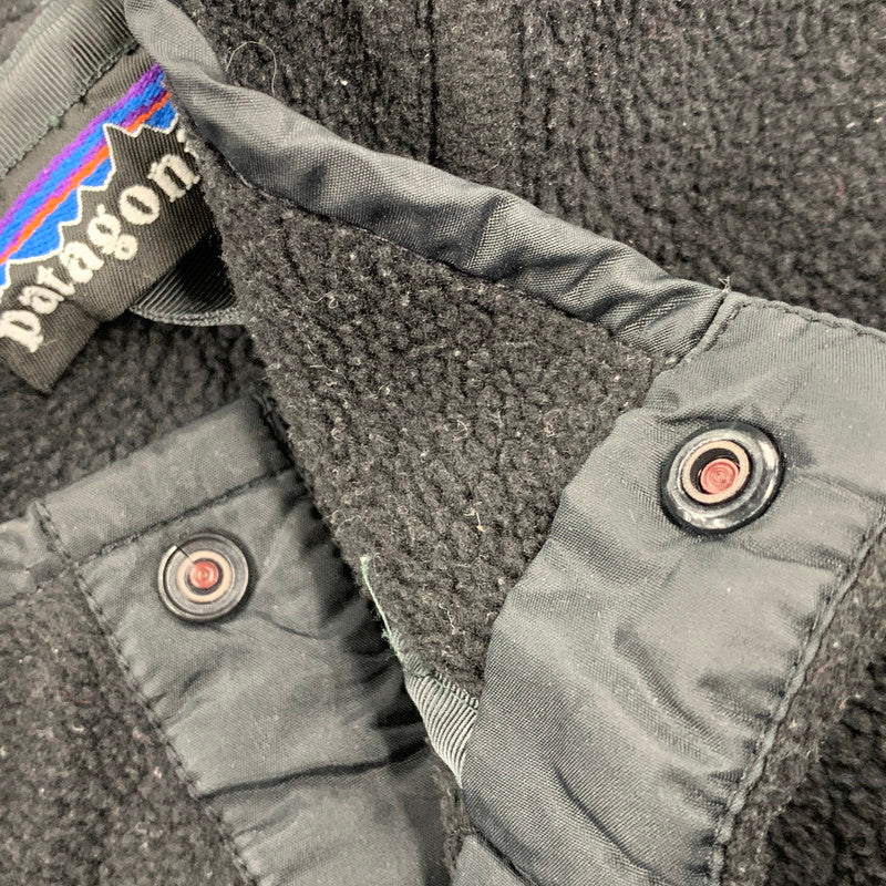 【中古品】【メンズ】 patagonia パタゴニア SYNCHILLA SNAP-T FLEECE PULLOVER シンチラ スナップT プルオーバー ジャマイカ製 144-260607-as-16-izu サイズ：XL カラー：ブラック 万代Net店