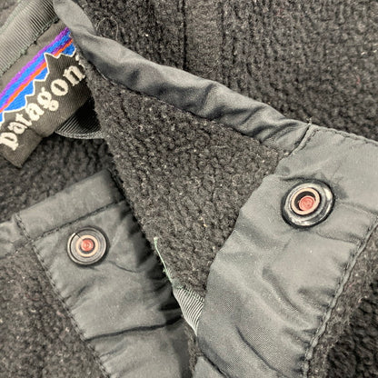 【中古品】【メンズ】 patagonia パタゴニア SYNCHILLA SNAP-T FLEECE PULLOVER シンチラ スナップT プルオーバー ジャマイカ製 144-260607-as-16-izu サイズ：XL カラー：ブラック 万代Net店
