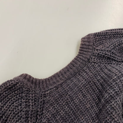 【中古品】【メンズ】 L.L.Bean エルエルビーン LOW GAUGE COTTON KNIT SHIRT ローゲージ コットン ニット USA製 長袖 トップス 146-260607-as-13-izu サイズ：M カラー：グレー 万代Net店