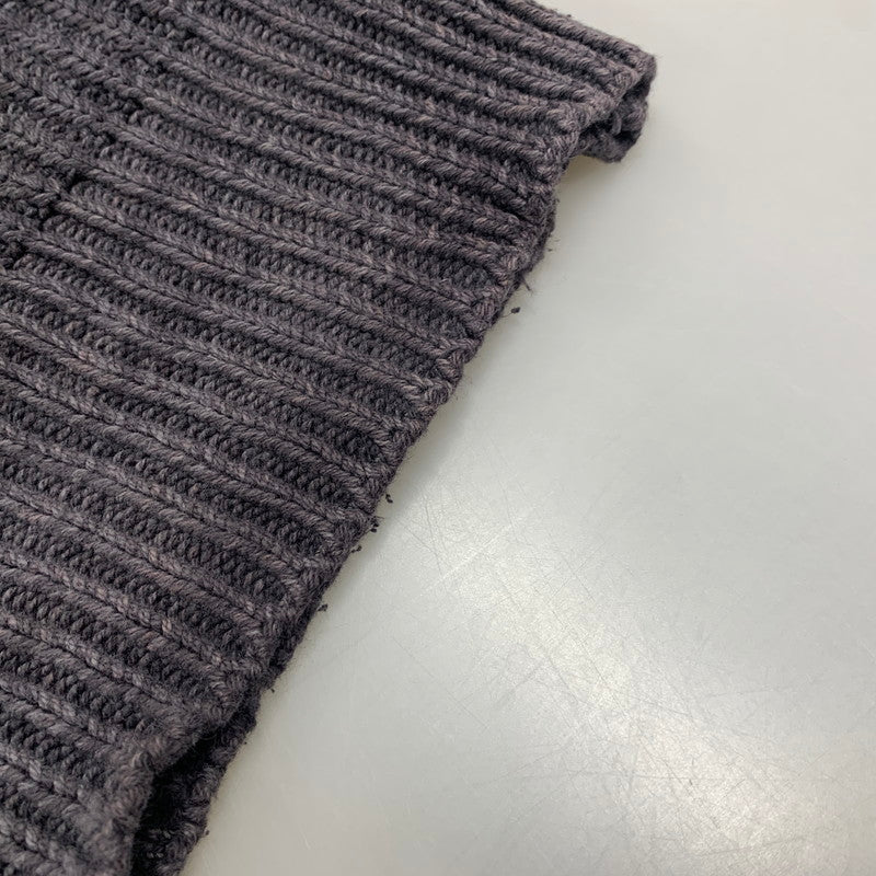 【中古品】【メンズ】 L.L.Bean エルエルビーン LOW GAUGE COTTON KNIT SHIRT ローゲージ コットン ニット USA製 長袖 トップス 146-260607-as-13-izu サイズ：M カラー：グレー 万代Net店