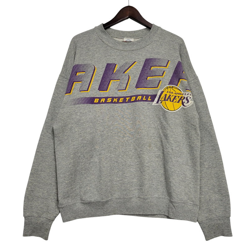 【中古品】【メンズ】 MAGIC JOHNSON ORIGINALS マジックジョンソンオリジナルズ LAKERS SWEATSHIRT レイカーズ スウェット トレーナー 146-260614-as-06-izu カラー：グレー 万代Net店