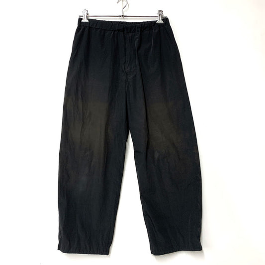 【中古品】【メンズ】 GRAPHPAPER グラフペーパー GM231-40026 SEMI-DULL POPLIN TRACK PANTS セミダル ポプリン トラック パンツ ボトムス 151-260607-kh-11-izu サイズ：2 カラー：ブラック 万代Net店
