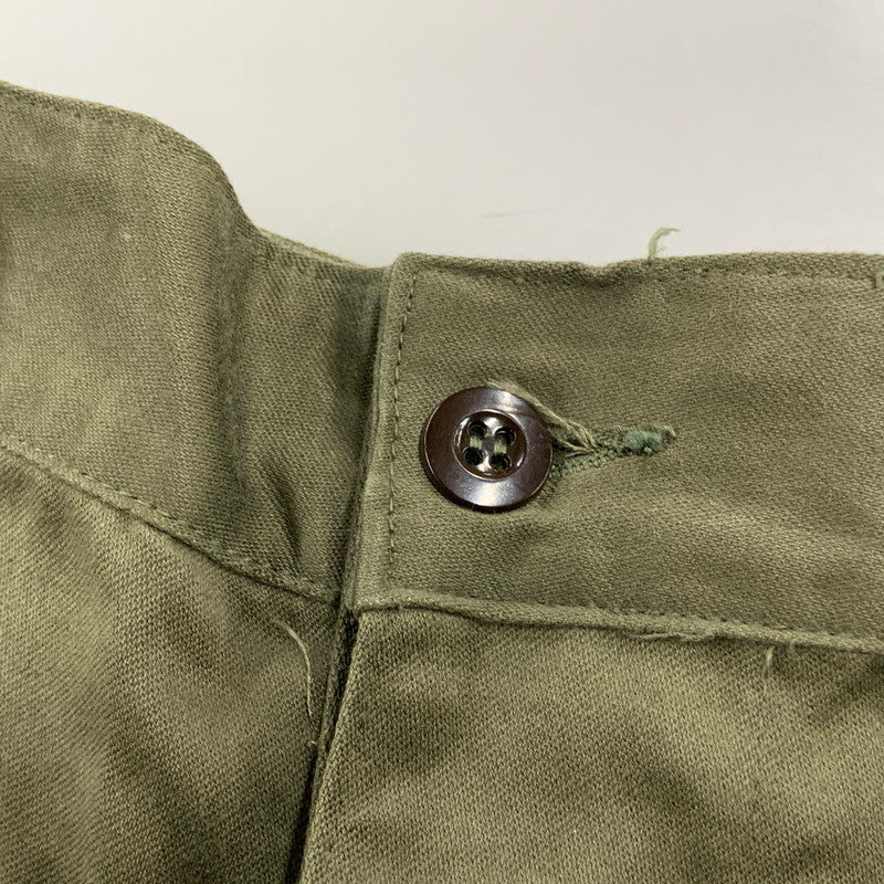 【中古品】【メンズ】 FRENCH ARMY フランス軍 M-64 FIELD CARGO PANTS フィールド カーゴ パンツ ボトムス 157-260607-kh-12-izu サイズ：84 M カラー：カーキ 万代Net店