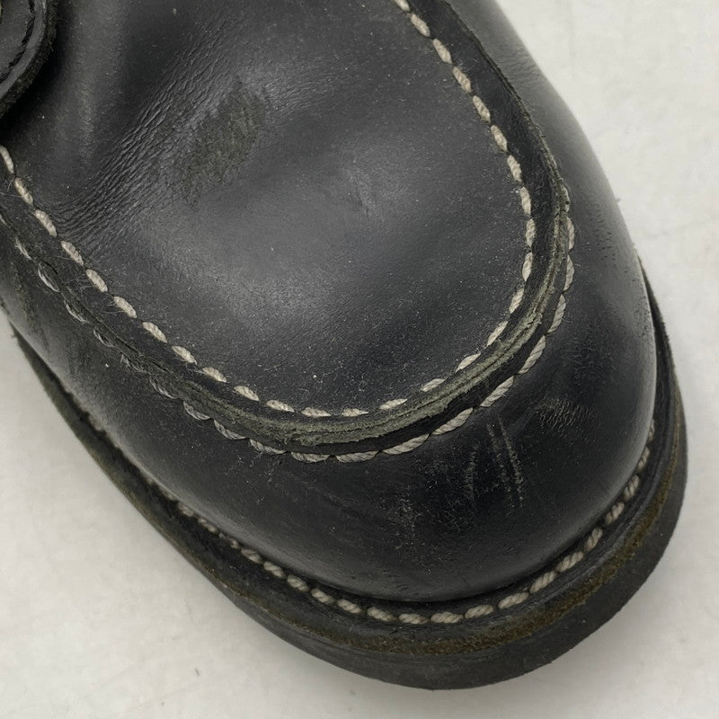 【中古品】【メンズ】 RED WING レッドウィング 6-INCH CLASSIC MOC 8137 6インチ クラシック モック USA製 ブーツ 靴 164-260607-as-04-izu サイズ：US 8 1/2 カラー：ブラック 万代Net店