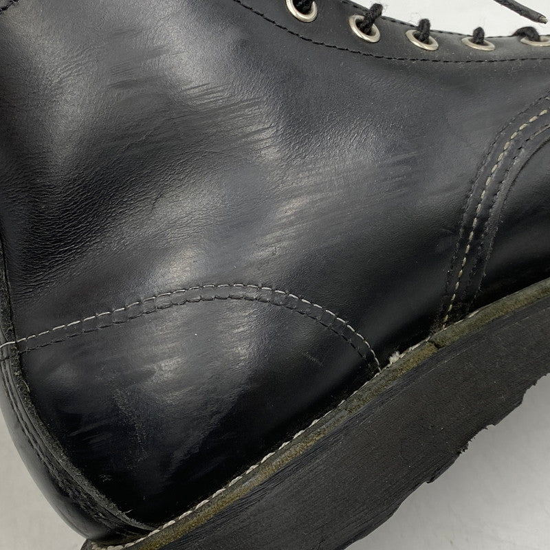 【中古品】【メンズ】 RED WING レッドウィング 6-INCH CLASSIC MOC 8137 6インチ クラシック モック USA製 ブーツ 靴 164-260607-as-04-izu サイズ：US 8 1/2 カラー：ブラック 万代Net店