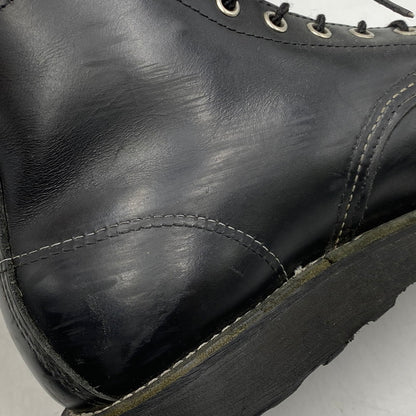 【中古品】【メンズ】 RED WING レッドウィング 6-INCH CLASSIC MOC 8137 6インチ クラシック モック USA製 ブーツ 靴 164-260607-as-04-izu サイズ：US 8 1/2 カラー：ブラック 万代Net店