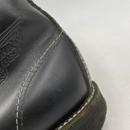【中古品】【メンズ】 RED WING レッドウィング 6-INCH CLASSIC MOC 8137 6インチ クラシック モック USA製 ブーツ 靴 164-260607-as-04-izu サイズ：US 8 1/2 カラー：ブラック 万代Net店