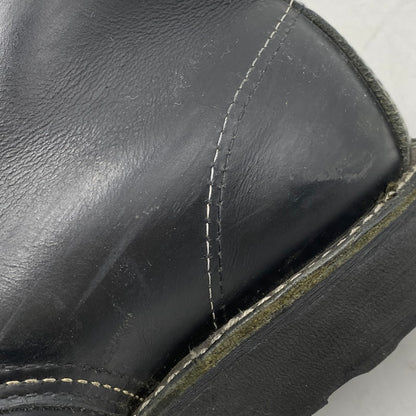 【中古品】【メンズ】 RED WING レッドウィング 6-INCH CLASSIC MOC 8137 6インチ クラシック モック USA製 ブーツ 靴 164-260607-as-04-izu サイズ：US 8 1/2 カラー：ブラック 万代Net店