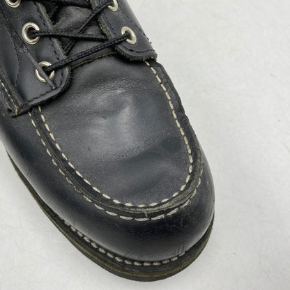 【中古品】【メンズ】 RED WING レッドウィング 6-INCH CLASSIC MOC 8137 6インチ クラシック モック USA製 ブーツ 靴 164-260607-as-04-izu サイズ：US 8 1/2 カラー：ブラック 万代Net店