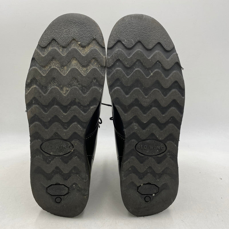 【中古品】【メンズ】 RED WING レッドウィング 6-INCH CLASSIC MOC 8137 6インチ クラシック モック USA製 ブーツ 靴 164-260607-as-04-izu サイズ：US 8 1/2 カラー：ブラック 万代Net店