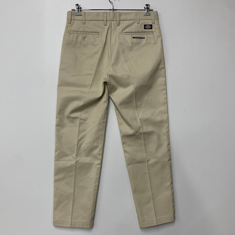 【中古品】【メンズ】 WACKO MARIA ワコマリア × DICKIES ディッキーズ 25FW-WMP-DC01 PLEATED TROUSERS プリーツ トラウザーズ パンツ ボトムス 153-260607-kh-15-izu サイズ：M カラー：オフホワイト系 万代Net店