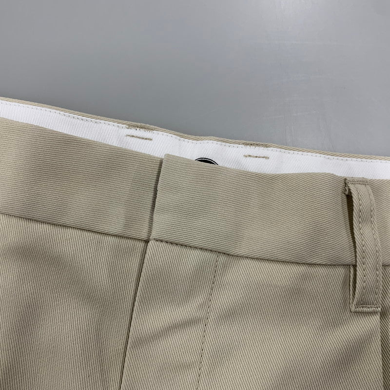 【中古品】【メンズ】 WACKO MARIA ワコマリア × DICKIES ディッキーズ 25FW-WMP-DC01 PLEATED TROUSERS プリーツ トラウザーズ パンツ ボトムス 153-260607-kh-15-izu サイズ：M カラー：オフホワイト系 万代Net店