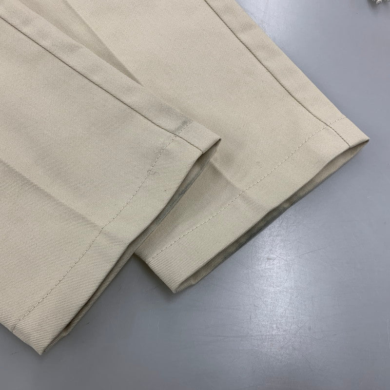 【中古品】【メンズ】 WACKO MARIA ワコマリア × DICKIES ディッキーズ 25FW-WMP-DC01 PLEATED TROUSERS プリーツ トラウザーズ パンツ ボトムス 153-260607-kh-15-izu サイズ：M カラー：オフホワイト系 万代Net店
