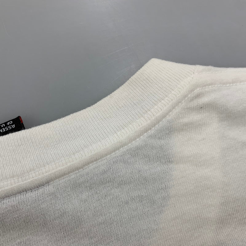 【中古品】【メンズ】 STUSSY ステューシー メキシコ製 MILANOチャプトオープン記念 ミラノ店 MADONNA LS TEE マドンナ ロングスリーブ ティー トップス 長袖 142-260611-cs-07-izu サイズ：M カラー：ホワイト 万代Net店