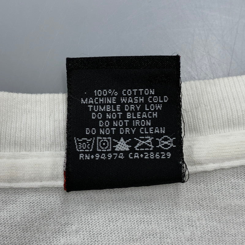 【中古品】【メンズ】 STUSSY ステューシー メキシコ製 MILANOチャプトオープン記念 ミラノ店 MADONNA LS TEE マドンナ ロングスリーブ ティー トップス 長袖 142-260611-cs-07-izu サイズ：M カラー：ホワイト 万代Net店