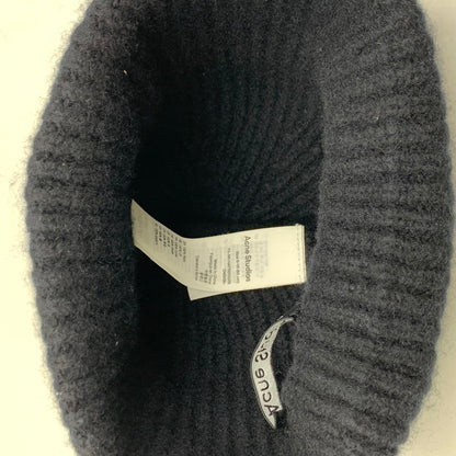 【中古品】【メンズ/レディース】 ACNE STUDIOS アクネ ストゥディオズ MINI FA-MI-HAT ミニ ファミ ハット S000005 KNIT CAP ニット キャップ 帽子 185-260612-ya-15-izu サイズ：8-10(55cm） カラー：ブラック 万代Net店