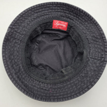 【中古品】【メンズ/レディース】 Supreme シュプリーム OUTLINE CRUSHER アウトラインクラッシャー バケットハット バケハ 帽子 185-260618-as-01-izu サイズ：M/L カラー：ブラック 万代Net店