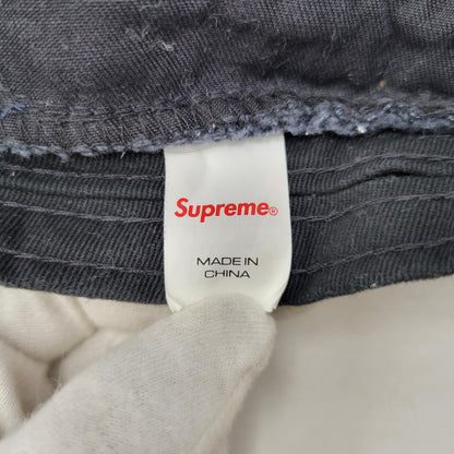 【中古品】【メンズ/レディース】 Supreme シュプリーム OUTLINE CRUSHER アウトラインクラッシャー バケットハット バケハ 帽子 185-260618-as-01-izu サイズ：M/L カラー：ブラック 万代Net店