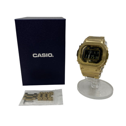 【中古品】【メンズ/レディース】 G-SHOCK ジーショック GMW-B5000GD-9JF 5000 SERIES FULL METAL TOUGH SOLAR WATCH シリーズ フル メタル タフ ソーラー ウォッチ 腕時計 時計 196-260609-cs-09-izu サイズ：49.3 × 43.2 × 13 mm カラー：ゴールド 万代Net店