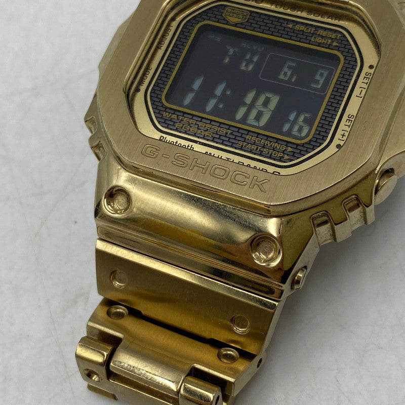 【中古品】【メンズ/レディース】 G-SHOCK ジーショック GMW-B5000GD-9JF 5000 SERIES FULL METAL TOUGH SOLAR WATCH シリーズ フル メタル タフ ソーラー ウォッチ 腕時計 時計 196-260609-cs-09-izu サイズ：49.3 × 43.2 × 13 mm カラー：ゴールド 万代Net店