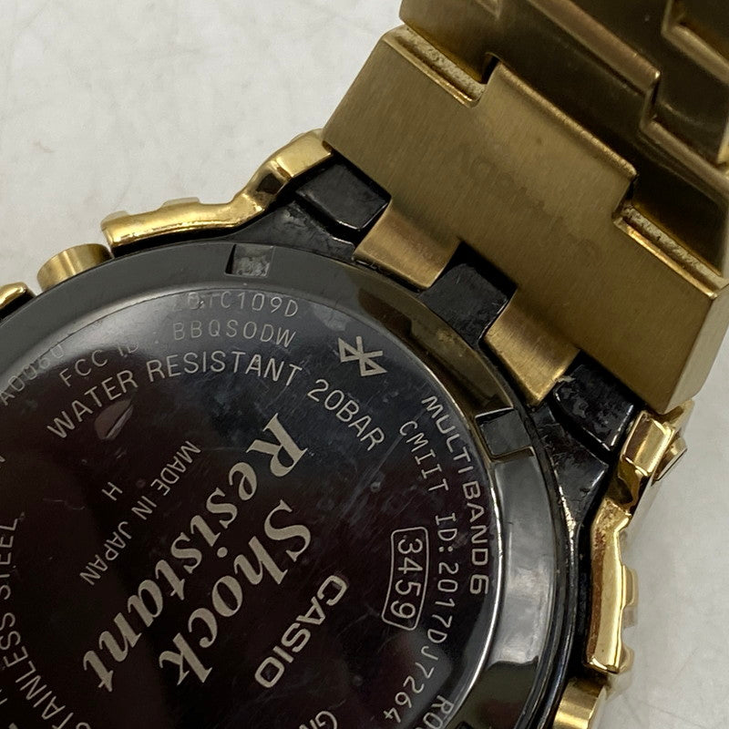 【中古品】【メンズ/レディース】 G-SHOCK ジーショック GMW-B5000GD-9JF 5000 SERIES FULL METAL TOUGH SOLAR WATCH シリーズ フル メタル タフ ソーラー ウォッチ 腕時計 時計 196-260609-cs-09-izu サイズ：49.3 × 43.2 × 13 mm カラー：ゴールド 万代Net店