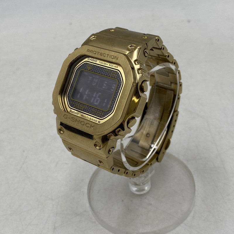 【中古品】【メンズ/レディース】 G-SHOCK ジーショック GMW-B5000GD-9JF 5000 SERIES FULL METAL TOUGH SOLAR WATCH シリーズ フル メタル タフ ソーラー ウォッチ 腕時計 時計 196-260609-cs-09-izu サイズ：49.3 × 43.2 × 13 mm カラー：ゴールド 万代Net店