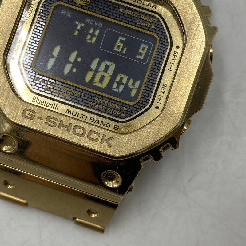【中古品】【メンズ/レディース】 G-SHOCK ジーショック GMW-B5000GD-9JF 5000 SERIES FULL METAL TOUGH SOLAR WATCH シリーズ フル メタル タフ ソーラー ウォッチ 腕時計 時計 196-260609-cs-09-izu サイズ：49.3 × 43.2 × 13 mm カラー：ゴールド 万代Net店