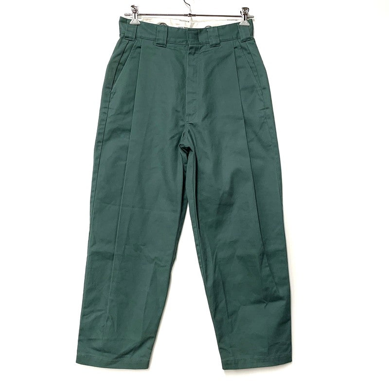 【中古品】【メンズ】 COOTIE PRODUCTIONS クーティープロダクションズ × DICKIES ディッキーズ CTE-22S113D RAZA 1 TUCK TROUSERS 1タック トラウザー パンツ ボトムス 153-260607-kh-14-izu サイズ：S カラー：グリーン 万代Net店