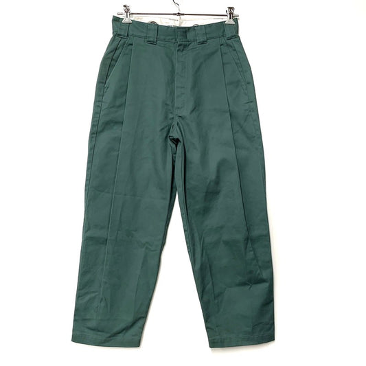 【中古品】【メンズ】 COOTIE PRODUCTIONS クーティープロダクションズ × DICKIES ディッキーズ CTE-22S113D RAZA 1 TUCK TROUSERS 1タック トラウザー パンツ ボトムス 153-260607-kh-14-izu サイズ：S カラー：グリーン 万代Net店