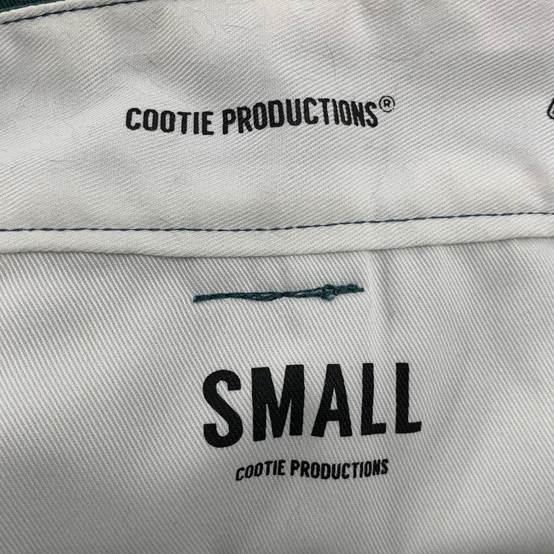 【中古品】【メンズ】 COOTIE PRODUCTIONS クーティープロダクションズ × DICKIES ディッキーズ CTE-22S113D RAZA 1 TUCK TROUSERS 1タック トラウザー パンツ ボトムス 153-260607-kh-14-izu サイズ：S カラー：グリーン 万代Net店