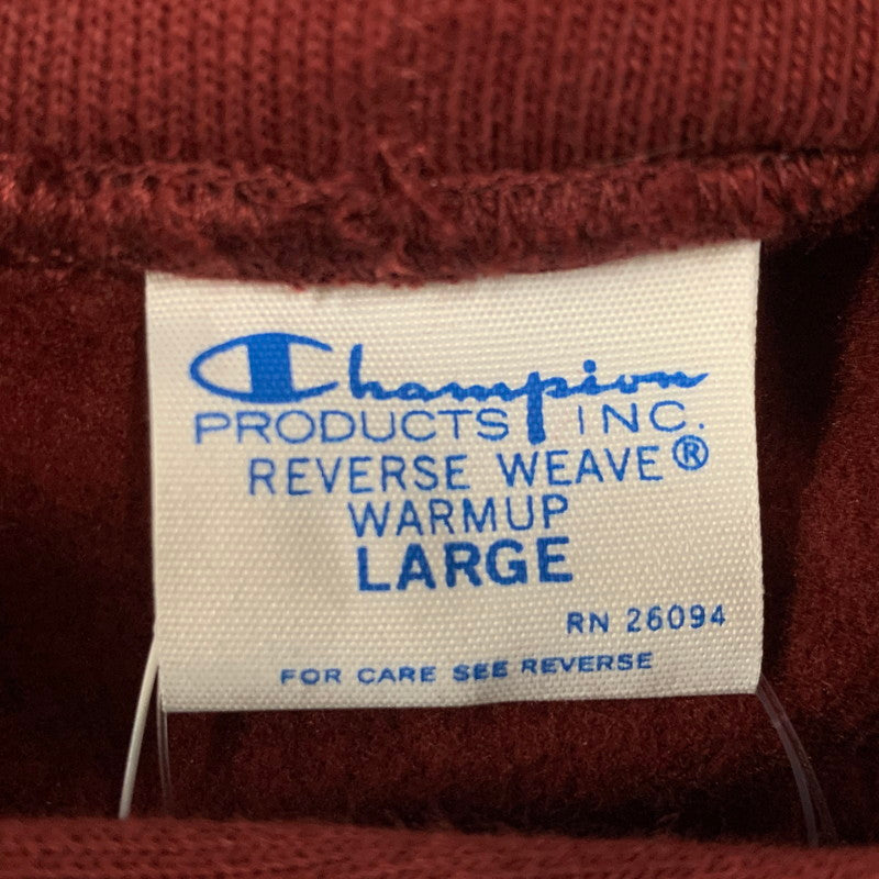 【中古美品】【メンズ】 MIN-NANO ミンナノ × CHAMPION チャンピオン REVERSE WEAVE SWEAT HOODIE C8-C124 リバースウィーブ スウェットフーディー パーカー 140-260607-as-14-izu サイズ：L カラー：レッド系 万代Net店