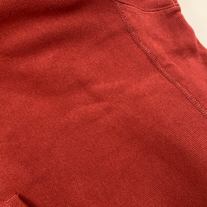 【中古美品】【メンズ】 MIN-NANO ミンナノ × CHAMPION チャンピオン REVERSE WEAVE SWEAT HOODIE C8-C124 リバースウィーブ スウェットフーディー パーカー 140-260607-as-14-izu サイズ：L カラー：レッド系 万代Net店