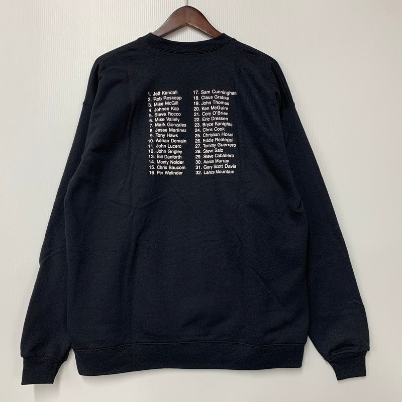 【中古美品】【メンズ】 DEAR ディアー WHO’S WHO CREWNECK SWEAT SHIRT クルーネック スウェット トレーナー 142-260607-as-19-izu サイズ：L カラー：ブラック 万代Net店
