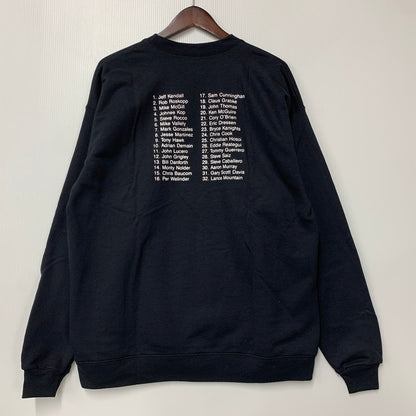 【中古美品】【メンズ】 DEAR ディアー WHO’S WHO CREWNECK SWEAT SHIRT クルーネック スウェット トレーナー 142-260607-as-19-izu サイズ：L カラー：ブラック 万代Net店